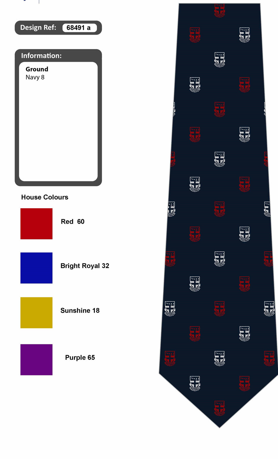 Ursuline St Bernadette's Tie