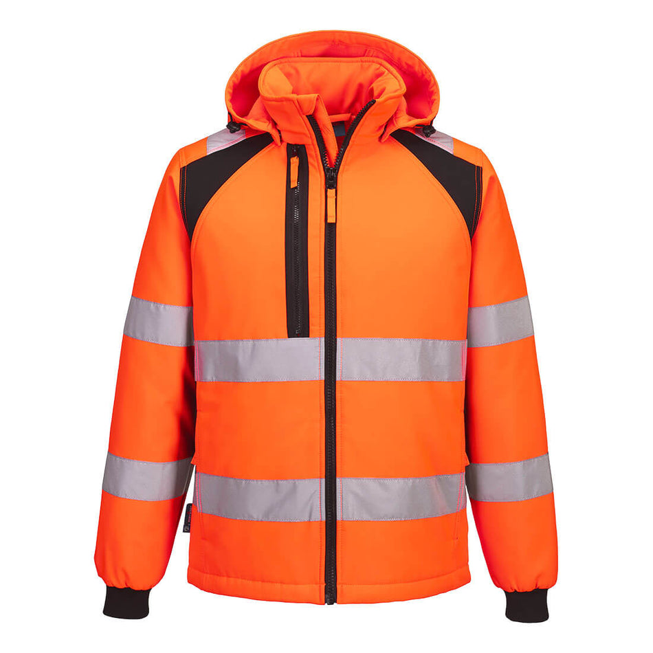 HI-VIS CD809 PADDED SOFTSHELL
