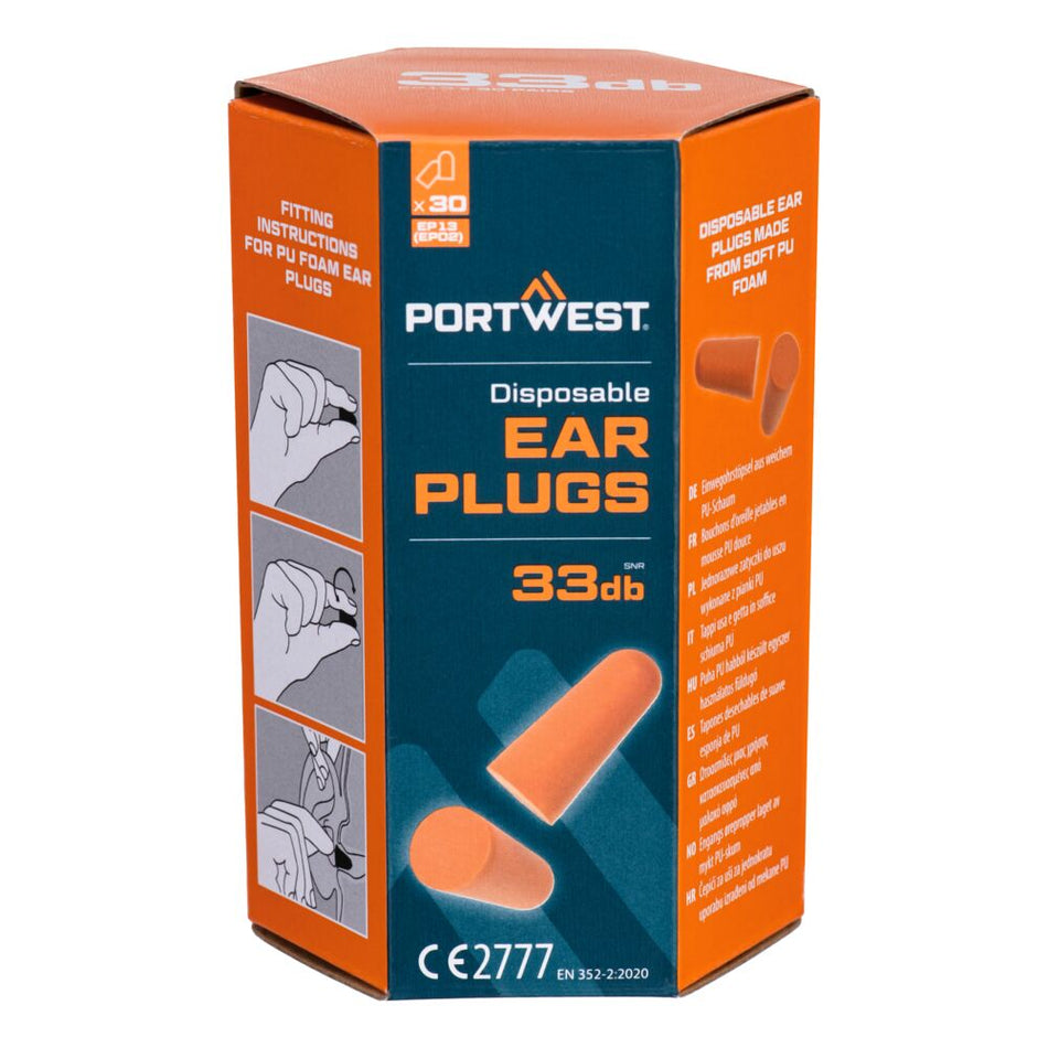 EP13 - PU FOAM EAR PLUGS (30 P