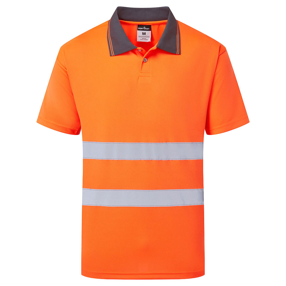 AN ESSENTIAL RANGE ES477 HI-VIS POLO SHIRT S/S