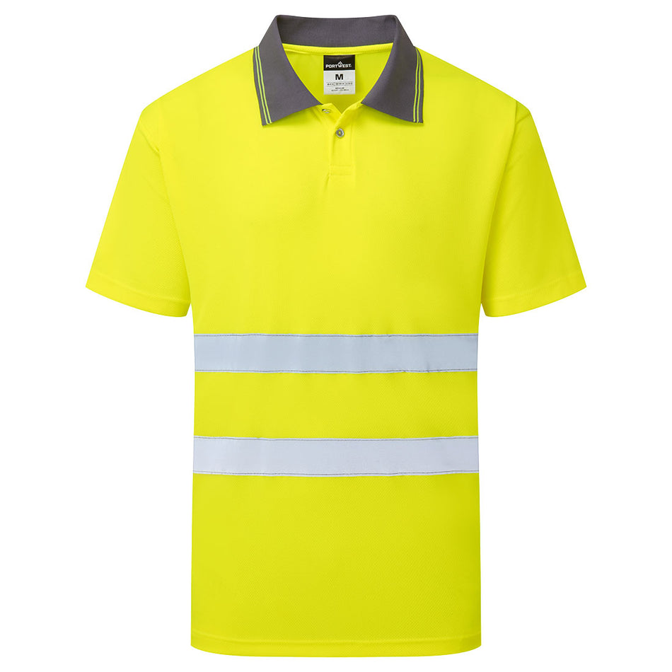 AN ESSENTIAL RANGE ES477 HI-VIS POLO SHIRT S/S
