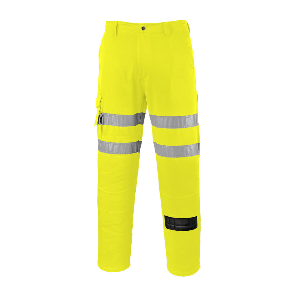 AN ESSENTIAL RANGE EST46 - HI-VIS COMBAT TROUSER