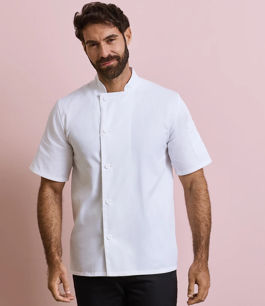 CHIEFS PR900 SHORT SLEEVE CHEF'S JACKET