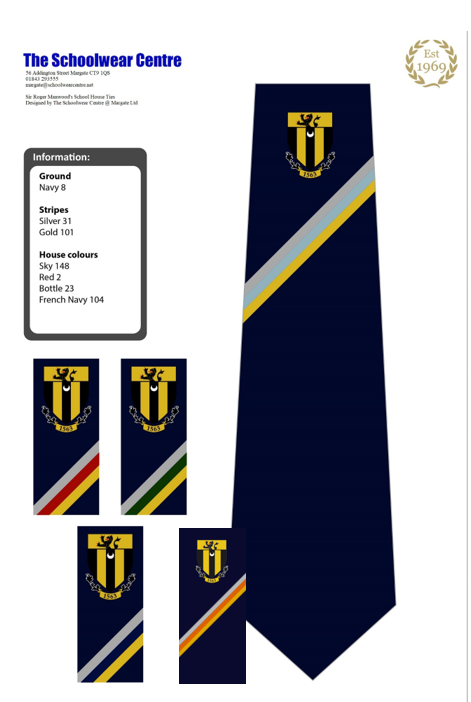 Sir Roger Manwood Atlas Tie
