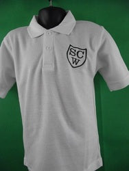St Crispin's White Polo Shirt